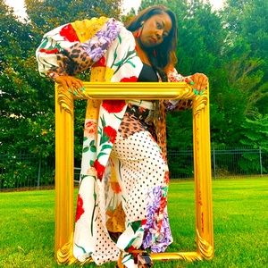 2-piece Duster & Pants Set